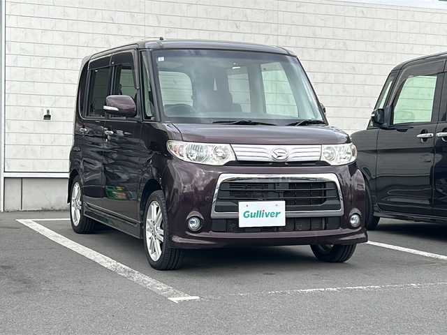 ダイハツ タント カスタム RS 静岡県 2011(平23)年 6.6万km ミスティックレッドクリスタルメタリック /社外ナビ/地デジTV//社外CD/DVD//バックカメラ//左パワースライドドア//純正15インチAW//スマートキー//ディスチャージ//フォグランプ