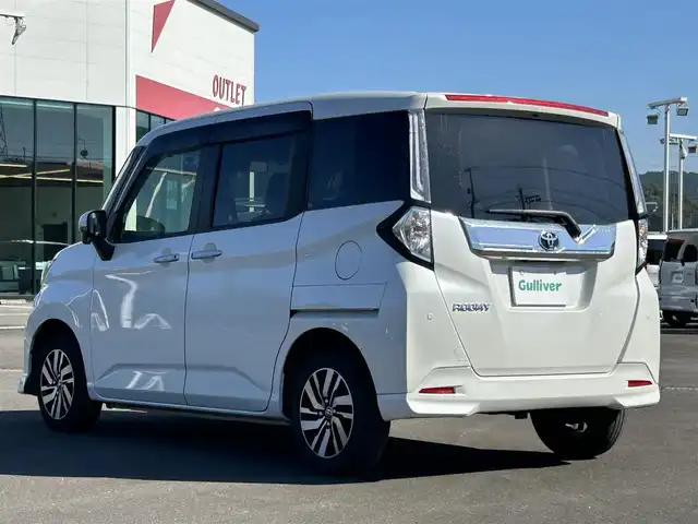 トヨタ ルーミー カスタムG 鹿児島県 2023(令5)年 2.9万km パールホワイトⅢ ワンオーナー/社外ディスプレイオーディオ/　　BT/フルセグ/アラウンドビューモニター/両側パワスラ/レーダークルーズコントロール/LEDヘッドライト/純正14インチアルミホイール/アイドリングストップ/スマートキー/ビルトインETC