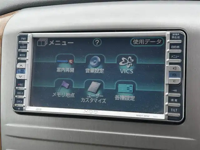 トヨタ アルファード Ｇ AX Lエディション 和歌山県 2005(平17)年 14.7万km 白 純正ナビ/バックカメラ/片側パワースライドドア/コーナーセンサー/ウッドコンビ/ステアリングリモコン/HID/ETC/電動格納ミラー/オートライト/マット/バイザー/シートカバー/純正アルミホイール/キーレス