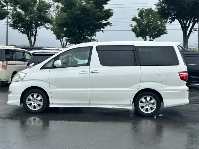 トヨタ アルファード Ｇ AX Lエディション 和歌山県 2005(平17)年 14.7万km 白 純正ナビ/バックカメラ/片側パワースライドドア/コーナーセンサー/ウッドコンビ/ステアリングリモコン/HID/ETC/電動格納ミラー/オートライト/マット/バイザー/シートカバー/純正アルミホイール/キーレス