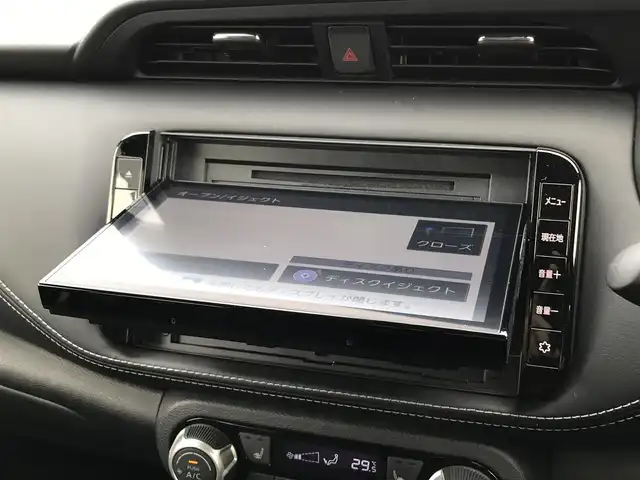 日産 キックス X 鳥取県 2020(令2)年 3.1万km ピュアブラック 純正9インチナビ/フルセグ/CD/DVD/BT/USB/アラウンドビューモニター/ドライブレコーダー・ETC/プロパイロット/エマージェンシーブレーキ/レーンキープアシスト/クリアランスソナー/ハーフレザーシート/前席シートヒーター/LEDヘットライト/フォグライト/純正17インチアルミホイール/ルーフレール/プッシュエンジンスタート/フロアマット・ドアバイザー