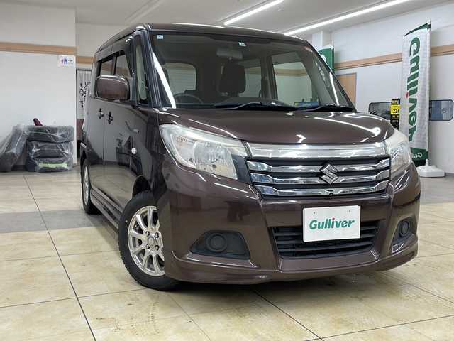 スズキ ソリオ HV MX Dカメラ ブレーキS 道央・札幌 2015(平27)年 11.6万km クラッシーブラウンM ・ワンオーナー/・純正ナビ/フルセグTV/CD/BT/・全方位カメラ/・左側パワースライドドア/・アイドリングストップ/・横滑り防止/・プッシュスタート/・スマートキー/・ドアバイザー/・電格ミラー/・夏タイヤ純正15インチAW積込