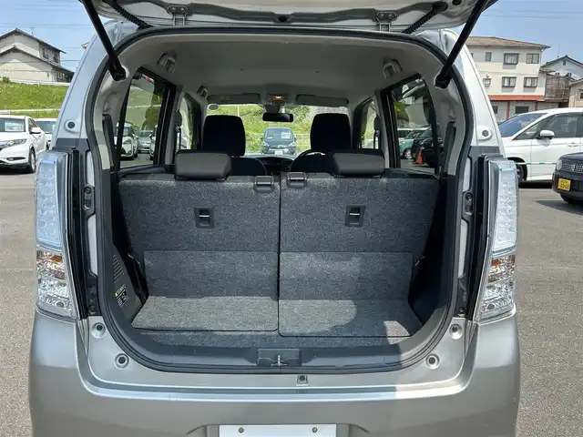 スズキ ワゴンＲ スティングレー X 岡山県 2015(平27)年 6.8万km スチールシルバーM 純正オーディオ/ウィンカーミラー/助手席シートヒーター/純正エアロパーツ/アイドリングストップ/ワンオーナー/スマートキー/スペアキー/エンジンスタートボタン/純正フロアマット/ＡＵＸ接続可能/ダブルエアバック