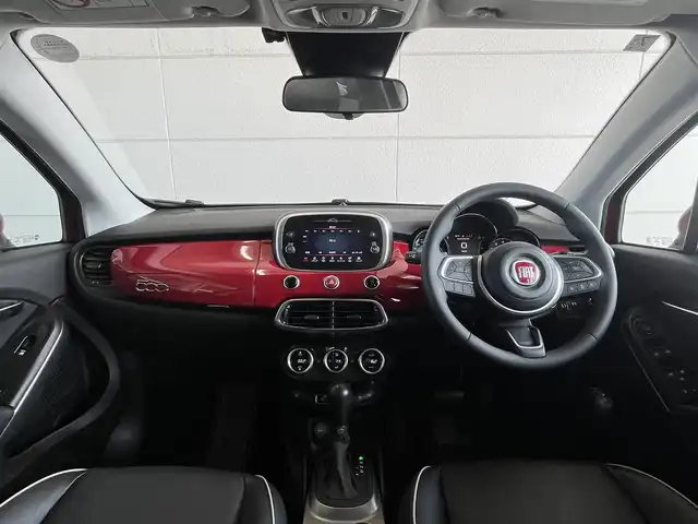 フィアット ５００Ｘ クロス 山形県 2020(令2)年 4.4万km 赤 セーフティアシスト/純正ディスプレイオーディオ/レーンキープアシスト/ブラインドスポットモニター/レザーシート/バックカメラ/コーナーセンサー/フォグランプ/ルーフレール/パドルシフト