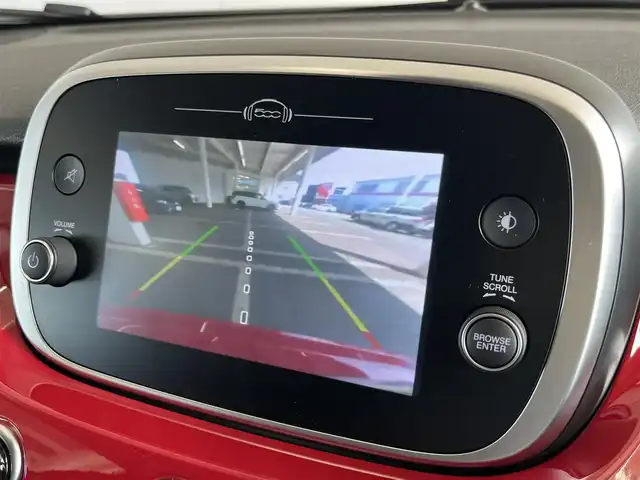フィアット ５００Ｘ クロス 山形県 2020(令2)年 4.4万km 赤 セーフティアシスト/純正ディスプレイオーディオ/レーンキープアシスト/ブラインドスポットモニター/レザーシート/バックカメラ/コーナーセンサー/フォグランプ/ルーフレール/パドルシフト