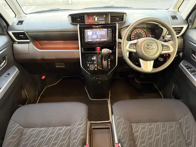 トヨタ ルーミー G コージーエディション 兵庫県 2019(平31)年 4万km ブライトシルバーM ワンオーナー/社外14インチアルミ/純正ナビ　7インチNSCN-W68/（CD/BT/SD）/フルセグTV/バックカメラ/ETC/両側パワースライドドア/衝突軽減ブレーキ/クルーズコントロール/前後コーナーセンサー/HIDヘッドライト/オートライト/オートハイビーム/スマートキー/電動格納ミラー/純正フロアマット/純正ドアバイザー/取扱説明書・保証書