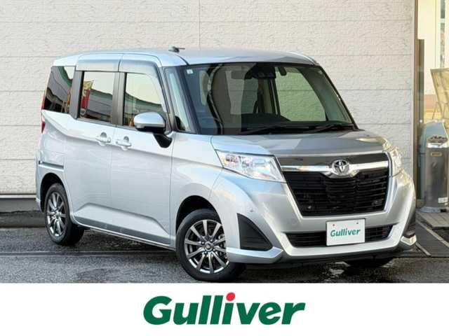 トヨタ ルーミー G コージーエディション 兵庫県 2019(平31)年 4万km ブライトシルバーM ワンオーナー/社外14インチアルミ/純正ナビ　7インチNSCN-W68/（CD/BT/SD）/フルセグTV/バックカメラ/ETC/両側パワースライドドア/衝突軽減ブレーキ/クルーズコントロール/前後コーナーセンサー/HIDヘッドライト/オートライト/オートハイビーム/スマートキー/電動格納ミラー/純正フロアマット/純正ドアバイザー/取扱説明書・保証書