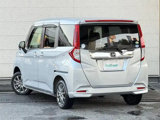 トヨタ ルーミー G コージーエディション 兵庫県 2019(平31)年 4万km ブライトシルバーM ワンオーナー/社外14インチアルミ/純正ナビ　7インチNSCN-W68/（CD/BT/SD）/フルセグTV/バックカメラ/ETC/両側パワースライドドア/衝突軽減ブレーキ/クルーズコントロール/前後コーナーセンサー/HIDヘッドライト/オートライト/オートハイビーム/スマートキー/電動格納ミラー/純正フロアマット/純正ドアバイザー/取扱説明書・保証書