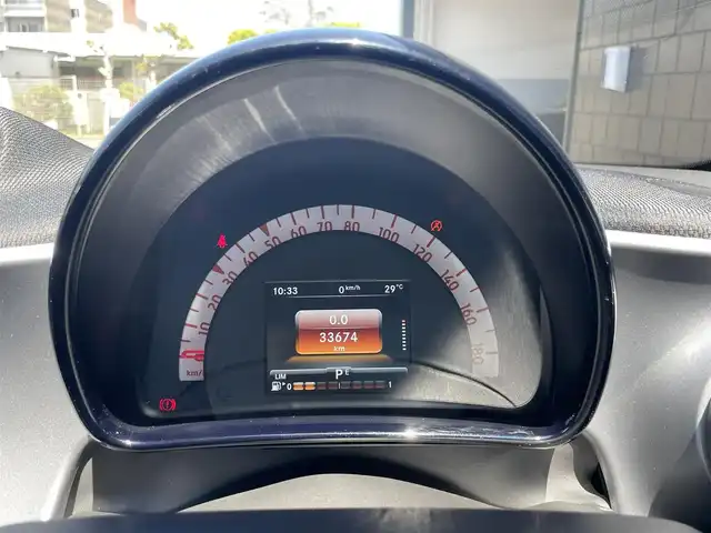 スマート ＭＣＣ スマート フォーフォー プライム 静岡県 2017(平29)年 3.4万km サファイアレッド 純正オーディオ（Bluetooth/USB）/PDC（リヤ）/衝突被害軽減ブレーキ/社外ドライブレコーダー（前後）/オートライト/黒革シート/シートヒーター（フロント）/クルーズコントロール