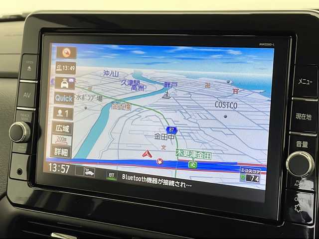 日産 ルークス HWS Gターボ アーバンクロム プロパイロットED 千葉県 2021(令3)年 1.2万km ホワイトパール 衝突軽減/横滑り防止/ダブルサイドエアバッグ/オートライト/純正テレビナビ/BT/CD/DVD/USB/SD/AUX/両側パワスラ/全方位カメラ/ビルトインETC/スマートキー/プッシュスタート/純正アルミホイール/純正マット/電動格納ドアミラー