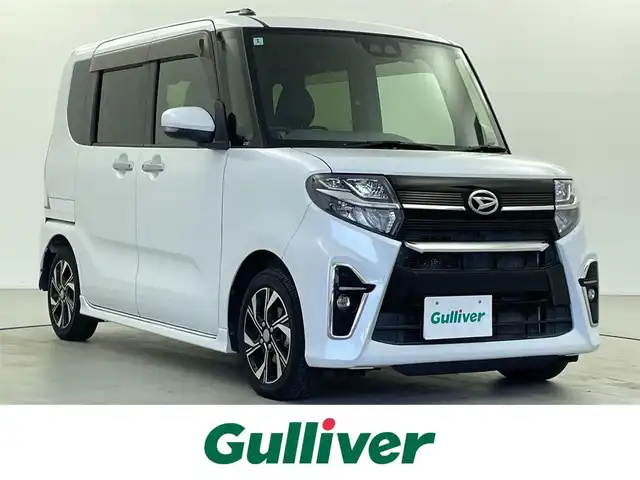 ダイハツ タント カスタム X セレクション 福井県 2020(令2)年 6.6万km シャイニングホワイトパール 純正ナビ/フルセグ/Bluetooth/両側パワースライドドア/バックカメラ/ドライブレコーダー/シートヒーター/ETC/横滑り防止/衝突軽減システム/LEDヘッドライト/フォグランプ/ドアバイザー