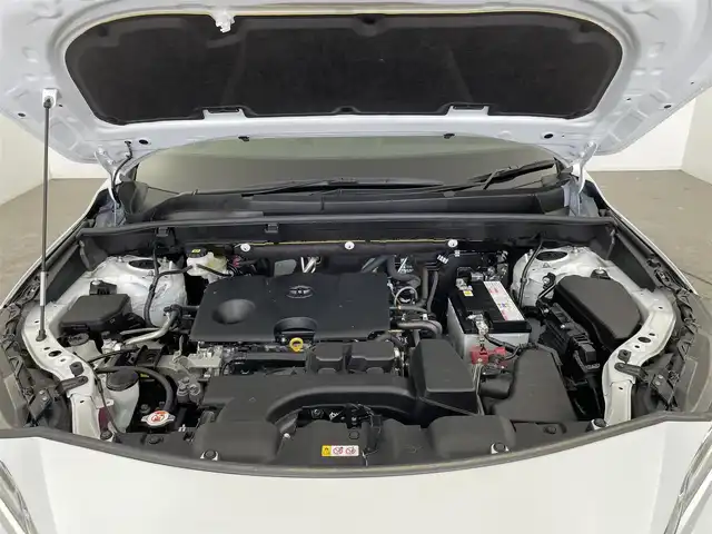 トヨタ ハリアー G 大分県 2022(令4)年 1.3万km プラチナホワイトパールマイカ 禁煙車/純正ディスプレイオーディオ/（USB/Bluetooth/Miracast/フルセグTV）/バックカメラ/プリクラッシュセーフティー/クリアランスソナー/ブラインドスポットモニター/リアクロストラフィックアラート/レーントレーシングアシスト/ロードサインアシスト/ふらつき警報/先行車発進告知/パワーバックドア/革巻きステアリング/レーダークルーズコントロール/ステアリングスイッチ/LEDヘッドライト/フォグランプ/オートヘッドライト/オートマチックハイビーム/ハーフレザーシート/D席パワーシート/ミラー型ドライブレコーダー/電動パーキングブレーキ/オートホールドブレーキ/USB充電/純正アルミホイール/純正フロアマット
