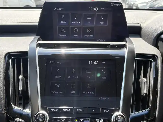 トヨタ クラウン ハイブリッド RS アドバンス 三重県 2018(平30)年 6.2万km プレシャスブラックパール ♪走行61448km/♪サンルーフ/モデリスタエアロキット/・フロントウイングスポイラー/・サイドスカート/・リヤスタイリングキット/モデリスタクールシャインキット/・フォグベゼルガーニッシュ(メッキ)/・ミラーガーニッシュ(メッキ)/・フェンダーガーニッシュ(メッキ)/モデリスタ19インチAW/車高調(BLITZ)/純正サス 有/トヨタセーフティセンス/・PCS/LTA/RSA/・オートマチックハイビーム/・レーダークルーズコントロール/・先行車発進告知/RCTA/PKSB/BSM/HUD/オートブレーキホールド/黒革シート/前席パワーシート (D席メモリ付)/前席シートヒーター/エアシート/ステアリングヒーター/スマートキー×2/プッシュスタート/純正ナビ/・AUX・USB・CD録音・SD/・DVD/BD再生・フルセグ/・BTオーディオ/・バックカメラ/AC100V/LEDヘッドライト/LEDフォグライト/オートライト/オートワイパー/ウィンカーミラー/オートリトラ/革巻ステアリング/ステアリングスイッチ/パドルシフト/スモークフィルム/フロアマット/ドアバイザー/サイド/カーテン/ニーエアバック