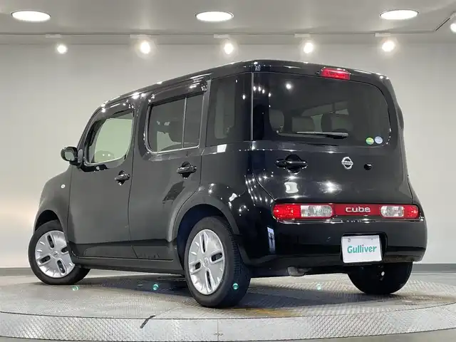 日産 キューブ 15X Vセレクション 愛知県 2017(平29)年 4.2万km スーパーブラック 純正メモリナビ（MM316D-W)/・AM/FM/CD/DVD/Bluetooth/・フルセグテレビ/バックカメラ/ドライブレコーダー/ETC/プッシュスタートボタン/スマートキー/スペアキー/オートエアコン/オートライト/ドアバイザー/保証書/取扱説明書