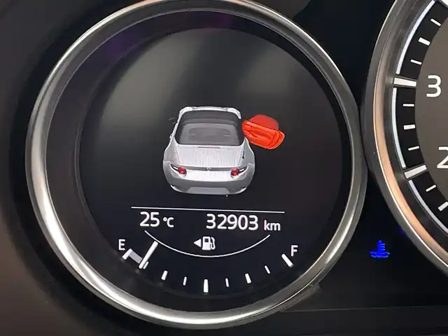 マツダ ロードスター RS 鹿児島県 2019(平31)年 3.3万km ソウルレッドクリスタルM 純正SDナビ/（AM/FM/CD/DVD/Bluetooth/フルセグテレビ）/BOSEサウンドシステム/クルーズコントロール/アダプティブLEDヘッドライト/車線逸脱警報/衝突被害軽減ブレーキ/ETC/シートヒーター/ドライブレコーダー/ステアリングリモコン/純正フロアマット/純正AW16インチ/リアコーナーセンサー/スマートキー/禁煙車