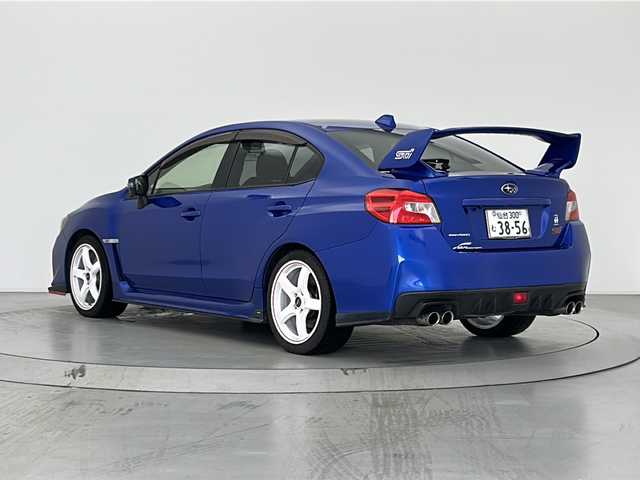スバル ＷＲＸ ＳＴＩ STI 宮城県 2014(平26)年 10.9万km WRブルーパール ４ＷＤ　/IC付ターボ /リア/サイドエアロ /バックカメラ　/ナビ（ＣＤ／ＤＶＤ／ＢＴ／フルセグＴＶ）　/オートライト　/横滑り防止装置　/ＥＴＣ　/ハーフレザーシート /プッシュスタート /スマートキー /ドラレコ/社外アルミホイール
