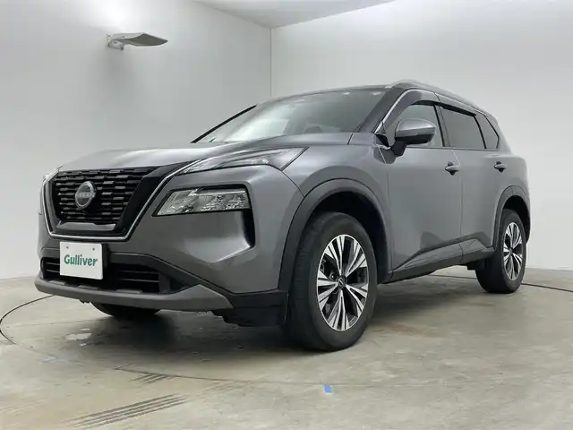 日産 エクストレイル X 岡山県 2023(令5)年 4.8万km ダークメタルグレー 純正12.3インチナビ/（フルセグTV/BT/Carplay)/アラウンドビューカメラ/プロパイロット/ETC２．０/パワーシート/シートメモリー/純正前後ドライブレコーダー/LEDヘッドライト/オートハイビーム/オートライト/360°セーフティーアシスト/ルーフレール/スペアキー