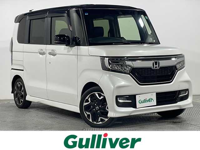 ホンダ Ｎ ＢＯＸ カスタム G L ターボ ホンダセンシング 広島県 2019(平31)年 4.7万km プラチナホワイトパール 純正８型ナビ　/両側パワースライドドア　/レーダークルーズコントロール　/バックカメラ　/フルセグ　/コーナーセンサー　/オートライト　/レーンキープアシスト　/衝突軽減ブレーキ　/LEDヘッドランプ　/フォグ　/ETC/純正１５インチアルミホイール(165/55/R15)/エアバック（運転席/助手席/サイド/カーテン）