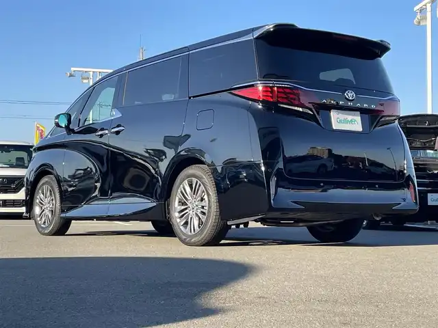 トヨタ アルファード Z 東京都 2024(令6)年 1.2万km ブラック ムーンルーフ/純正14インチコネクティッドナビ/フルセグTV/BT/USB(Type-C)/HDMI/パノラミックビューモニター/12.1インチフリップダウンモニター(V12T-R72C)/トヨタチームメイト/・アドバンストパーク/・アドバンストドライブ/・オートマチックハイビーム/・パーキングサポートブレーキ/・安心降車アシスト/・ブラインドスポットモニター/・クリアランスソナー/カラーヘッドアップディスプレイ/ETC2.0/前後ドライブレコーダー/おくだけ充電/デジタルインナーミラー/ステアリングヒーター/快適温熱シート/ベンチレーションシート（フロント・セカンドシート）/リヤヒーターエアカーテン/D/N席パワーシート/エグゼクティブパワーシート/レザーシート/ウッドコンビステアリング/パワースライドドア/パワーバックドア/オートライト/3眼LEDヘッドランプ/純正18インチアルミホイール/アクセサリーコンセント/パワーサイドサンシェード/プッシュスタート/スマートキー