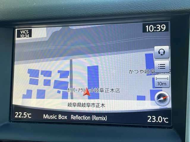 日産 スカイライン ハイブリッド 350GT Type SP 岐阜県 2018(平30)年 4.3万km ブリリアントホワイトパール 禁煙車/純正ナビ/フルセグTV/クルーズコントロール/アラウンドビューモニター/前後コーナーセンサー/衝突軽減ブレーキ/サンルーフ/BOSEスピーカー/シートヒーター/レザーシート/パワーシート/シートメモリー/ドライブレコーダー/ビルトインETC/パドルシフト/カーテンエアバッグ/純正アルミホイール/純正フロアマット/オートライト/オートハイビーム/プッシュスタート/スマートキー/スペアキー