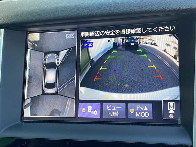 日産 スカイライン ハイブリッド 350GT Type SP 岐阜県 2018(平30)年 4.3万km ブリリアントホワイトパール 禁煙車/純正ナビ/フルセグTV/クルーズコントロール/アラウンドビューモニター/前後コーナーセンサー/衝突軽減ブレーキ/サンルーフ/BOSEスピーカー/シートヒーター/レザーシート/パワーシート/シートメモリー/ドライブレコーダー/ビルトインETC/パドルシフト/カーテンエアバッグ/純正アルミホイール/純正フロアマット/オートライト/オートハイビーム/プッシュスタート/スマートキー/スペアキー