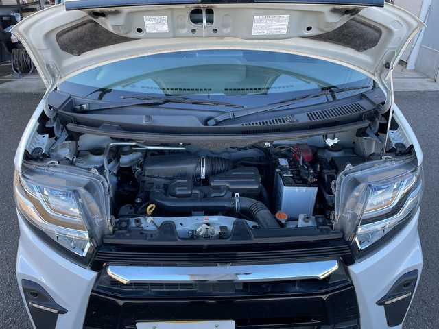 ダイハツ タント 富山県 2019(令1)年 6.2万km シャイニングホワイトパール 純正ナビ/型式：NMZK-W7OD/【DVD/SD/BT/フルセグTV】/CD再生機能確認できず/バックカメラ/両側パワースライドドア/LEDヘッドライト/スマートキー/ハーフレザーシート/シートヒーター（前席）/ドライブレコーダー/純正アルミホイール/電動格納ミラー/アイドリングストップ/ワンオーナー/ETC/プッシュスタート/VSC/純正フロアマット/ドアバイザー