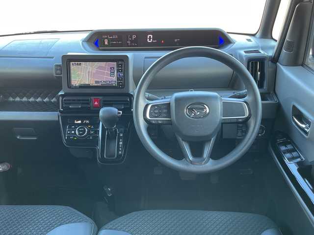 ダイハツ タント 富山県 2019(令1)年 6.2万km シャイニングホワイトパール 純正ナビ/型式：NMZK-W7OD/【DVD/SD/BT/フルセグTV】/CD再生機能確認できず/バックカメラ/両側パワースライドドア/LEDヘッドライト/スマートキー/ハーフレザーシート/シートヒーター（前席）/ドライブレコーダー/純正アルミホイール/電動格納ミラー/アイドリングストップ/ワンオーナー/ETC/プッシュスタート/VSC/純正フロアマット/ドアバイザー