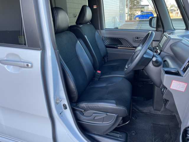 ダイハツ タント 富山県 2019(令1)年 6.2万km シャイニングホワイトパール 純正ナビ/型式：NMZK-W7OD/【DVD/SD/BT/フルセグTV】/CD再生機能確認できず/バックカメラ/両側パワースライドドア/LEDヘッドライト/スマートキー/ハーフレザーシート/シートヒーター（前席）/ドライブレコーダー/純正アルミホイール/電動格納ミラー/アイドリングストップ/ワンオーナー/ETC/プッシュスタート/VSC/純正フロアマット/ドアバイザー