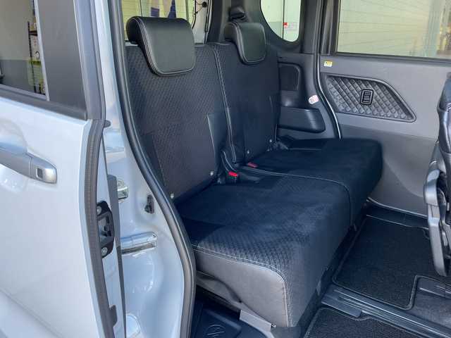 ダイハツ タント 富山県 2019(令1)年 6.2万km シャイニングホワイトパール 純正ナビ/型式：NMZK-W7OD/【DVD/SD/BT/フルセグTV】/CD再生機能確認できず/バックカメラ/両側パワースライドドア/LEDヘッドライト/スマートキー/ハーフレザーシート/シートヒーター（前席）/ドライブレコーダー/純正アルミホイール/電動格納ミラー/アイドリングストップ/ワンオーナー/ETC/プッシュスタート/VSC/純正フロアマット/ドアバイザー