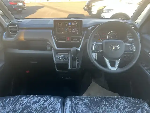 ダイハツ ムーヴ RS 栃木県 2025(令7)年 0.1千km ブラックマイカメタリック ダンディスポーツスタイル/アナザースタイルパッケージ/純正9インチスマホ連携ディスプレイオーディオ/スマートパノラマパーキング/AppleCarPray/AndroidAuto/Bluetooth/フルセグTV/運転席・助手席シートヒーター/両側パワースライドドア/スマートアシスト/レーンキープコントロール/アダクティブクルーズコントロール/前後コーナーセンサー/LEDヘッドライト/LEDフォグ/スマートキー×2