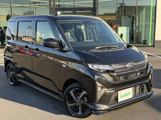 ダイハツ ムーヴ RS 栃木県 2025(令7)年 0.1千km ブラックマイカメタリック ダンディスポーツスタイル/アナザースタイルパッケージ/純正9インチスマホ連携ディスプレイオーディオ/スマートパノラマパーキング/AppleCarPray/AndroidAuto/Bluetooth/フルセグTV/運転席・助手席シートヒーター/両側パワースライドドア/スマートアシスト/レーンキープコントロール/アダクティブクルーズコントロール/前後コーナーセンサー/LEDヘッドライト/LEDフォグ/スマートキー×2