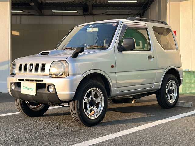 スズキ ジムニー XC 京都府 1998(平10)年 14.3万km シルキーシルバーメタリック ドアバイザー/4WD/フォグランプ