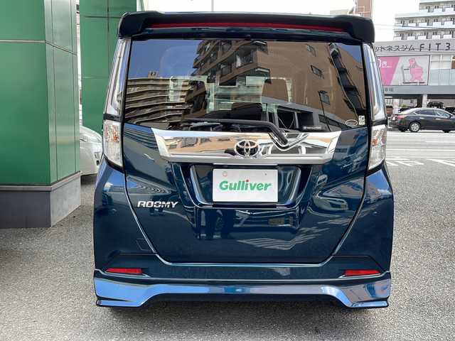 トヨタ ルーミー カスタムG－T 大阪府 2024(令6)年 0.8万km レーザーブルークリスタルシャイン ワンオーナー/純正ナビ/フルセグテレビ/AM/FM/SD/BT/USB/HDMI/CD/DVD/バックカメラ/アイドリングストップ/ウィンカーミラー/レーダークルーズコントロール/プッシュスタート/両側パワースライドドア/ビルトインETC2.0/ドライブレコーダー/シートヒーター/純正フロアマット/純正AW/コーナーセンサー/ウォークスルー/フルフラットシート/保証書/取扱説明書