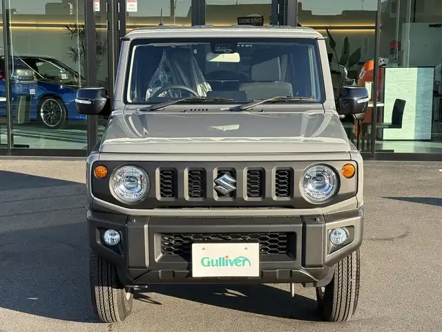 スズキ ジムニー XC 栃木県 2025(令7)年 0.1千km ミディアムグレー 新車時保証書/取扱説明書/デュアルセンサーブレーキサポート/レーンアシスト/バックソナー/クルーズコントロール/LEDヘッドライト/ヘッドライトウォッシャー/運転席・助手席シートヒーター/純正16インチAW/オートリトラクタブルミラー/スマートキー×2/プッシュスタート