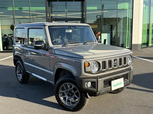 スズキ ジムニー XC 栃木県 2025(令7)年 0.1千km ミディアムグレー 新車時保証書/取扱説明書/デュアルセンサーブレーキサポート/レーンアシスト/バックソナー/クルーズコントロール/LEDヘッドライト/ヘッドライトウォッシャー/運転席・助手席シートヒーター/純正16インチAW/オートリトラクタブルミラー/スマートキー×2/プッシュスタート