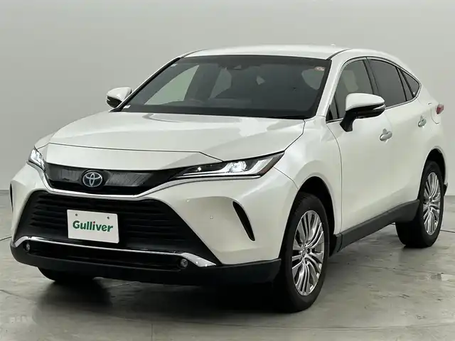 トヨタ ハリアー ハイブリッド Z 福岡県 2021(令3)年 3.9万km ホワイトパールクリスタルシャイン 純正ＤＡナビ　/全方位カメラ　/ＪＢＬサウンド　/ビルトインＥＴＣ　/デジタルミラー型前後ドラレコ　/ＡＣＣ　/コーナーセンサー　/衝突軽減ブレーキ　/レーンキープ　/ＢＳＭ　/ＰＫＳＢ　/パワーリアゲート　/パワーシート