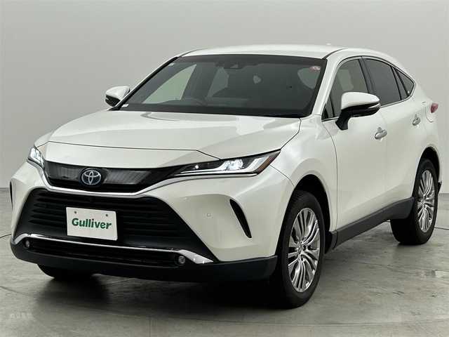 トヨタ ハリアー ハイブリッド Z 福岡県 2021(令3)年 3.9万km ホワイトパールクリスタルシャイン 純正ＤＡナビ　/全方位カメラ　/ＪＢＬサウンド　/ビルトインＥＴＣ　/デジタルミラー型前後ドラレコ　/ＡＣＣ　/コーナーセンサー　/衝突軽減ブレーキ　/レーンキープ　/ＢＳＭ　/ＰＫＳＢ　/パワーリアゲート　/パワーシート
