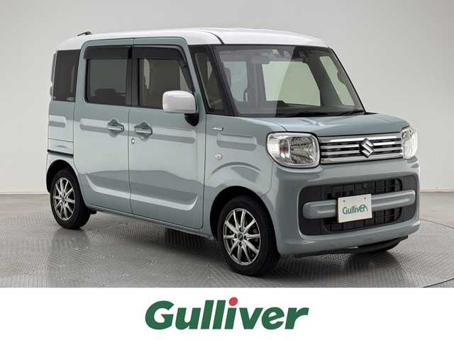 スズキ スペーシア HYBRID X 兵庫県 2022(令4)年 2.8万km オフブルーメタリック/ホワイト2トーン 社外メモリナビ（CN-HE01WD）/（フルセグ/CD/DVD/SD/Bluetooth）/バックカメラ/社外ETC/前後ドラレコ/両側パワースライドドア/シートヒーター/社外14インチアルミホイール/クリアナンスソナー/アイドリングストップ/LKA/PCS/ヘッドライトレベライザー/サーキュレーター/スペアキー