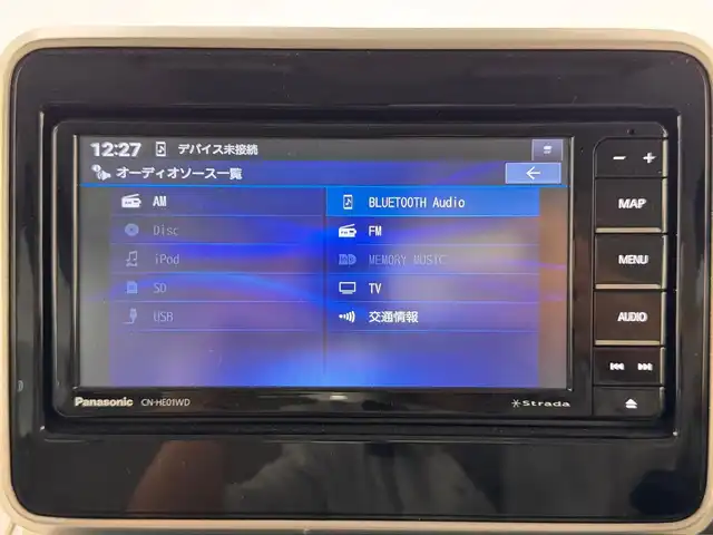 スズキ スペーシア HYBRID X 兵庫県 2022(令4)年 2.8万km オフブルーメタリック/ホワイト2トーン 社外メモリナビ（CN-HE01WD）/（フルセグ/CD/DVD/SD/Bluetooth）/バックカメラ/社外ETC/前後ドラレコ/両側パワースライドドア/シートヒーター/社外14インチアルミホイール/クリアナンスソナー/アイドリングストップ/LKA/PCS/ヘッドライトレベライザー/サーキュレーター/スペアキー