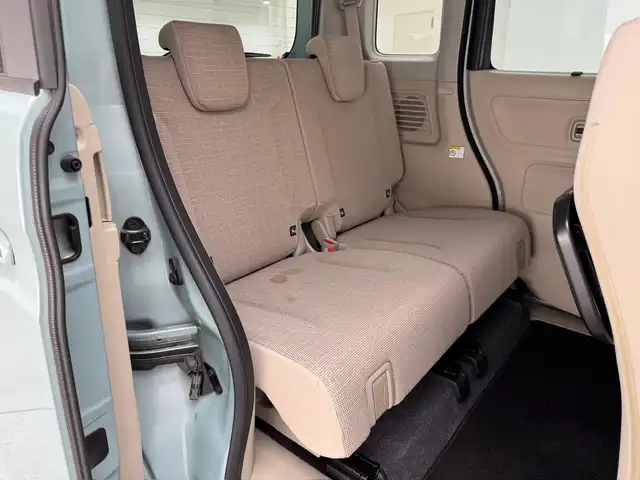 スズキ スペーシア HYBRID X 兵庫県 2022(令4)年 2.8万km オフブルーメタリック/ホワイト2トーン 社外メモリナビ（CN-HE01WD）/（フルセグ/CD/DVD/SD/Bluetooth）/バックカメラ/社外ETC/前後ドラレコ/両側パワースライドドア/シートヒーター/社外14インチアルミホイール/クリアナンスソナー/アイドリングストップ/LKA/PCS/ヘッドライトレベライザー/サーキュレーター/スペアキー