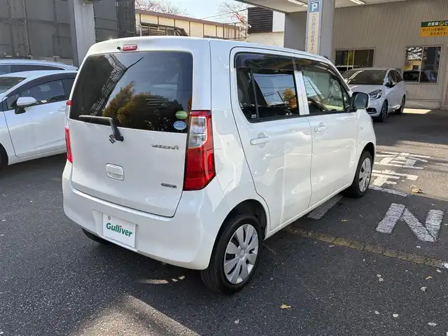 スズキ ワゴンＲ FX 神奈川県 2013(平25)年 3.6万km パール 4WD/マニュアル/メモリナビ(TV無し）/フォグランプ/シートヒーター