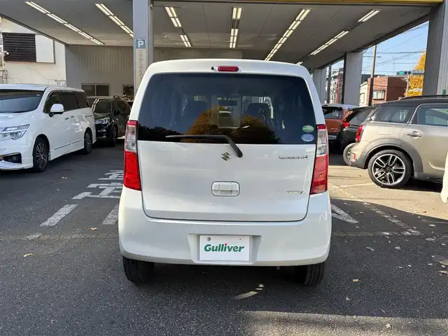 スズキ ワゴンＲ FX 神奈川県 2013(平25)年 3.6万km パール 4WD/マニュアル/メモリナビ(TV無し）/フォグランプ/シートヒーター