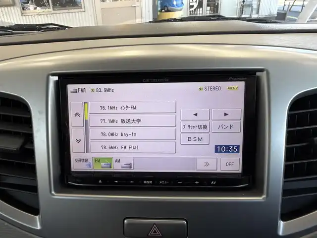 スズキ ワゴンＲ FX 神奈川県 2013(平25)年 3.6万km パール 4WD/マニュアル/メモリナビ(TV無し）/フォグランプ/シートヒーター