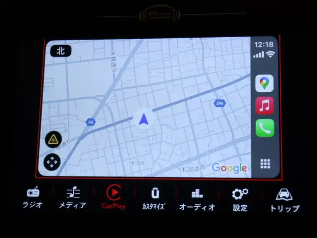 フィアット ５００Ｘ 静岡県 2022(令4)年 1.7万km グレー 衝突軽減ブレーキ　/ＡＣＣ　/ＨＩＤ　/ＣａｒＰｌａｙ　/純正１８ＡＷ　/ＥＴＣ　/パドルシフト　/パワーシート／ヒーター　/アイドリングストップ　/オートハイビーム　/スマートキー　/コーナーセンサー