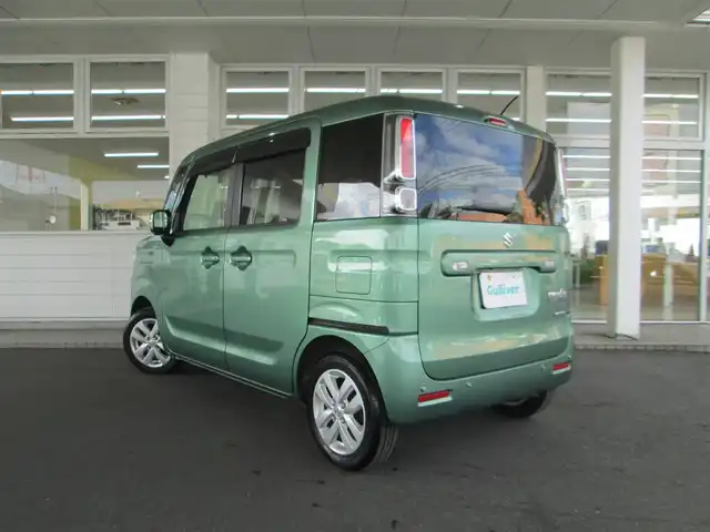 スズキ スペーシア HYBRID X 千葉県 2019(令1)年 4.7万km ツールグリーンパールメタリック ワンオーナー/アップグレードパッケージ/デュアルセンサーブレーキサポート/社外SDナビ・フルセグTV/全方位モニター用カメラパッケージ装着/オーディオ【CD/SD/DVD/BT/USB】/両側パワースライドドア/LEDヘッドライト/純正14インチアルミホイール/ウィンカードアミラー/ヘッドアップディスプレイ/ナビ連動ドライブレコーダー【VREC-DS600】/運転席シートヒーター/コーナーセンサー/スマートキー/TVキット＆ETC
