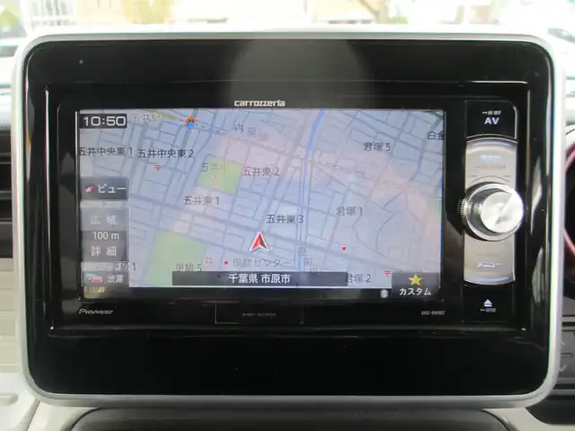 スズキ スペーシア HYBRID X 千葉県 2019(令1)年 4.7万km ツールグリーンパールメタリック ワンオーナー/アップグレードパッケージ/デュアルセンサーブレーキサポート/社外SDナビ・フルセグTV/全方位モニター用カメラパッケージ装着/オーディオ【CD/SD/DVD/BT/USB】/両側パワースライドドア/LEDヘッドライト/純正14インチアルミホイール/ウィンカードアミラー/ヘッドアップディスプレイ/ナビ連動ドライブレコーダー【VREC-DS600】/運転席シートヒーター/コーナーセンサー/スマートキー/TVキット＆ETC