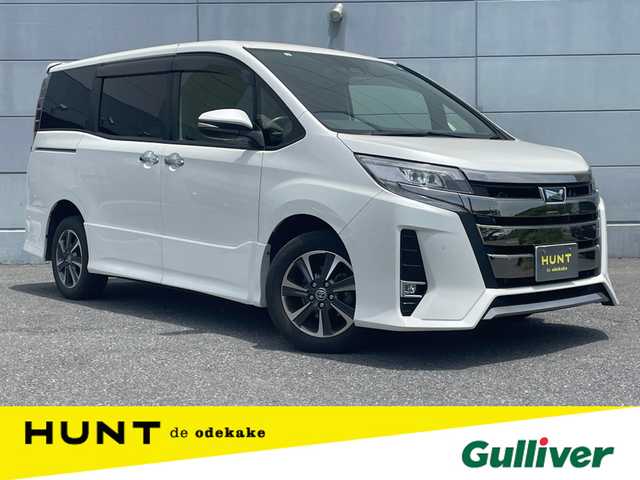 トヨタ ノア Si ダブルバイビーⅡ 千葉県 2019(平31)年 6.5万km ホワイトパールクリスタルシャイン トヨタセーフティセンス/　衝突軽減ブレーキ/レーンキープアシスト/　オートハイビーム/クリアランスソナー/フリップダウンモニター/純正7インチSDナビ(NSZT-W68T)/　フルセグ/BT/DVD/CD/USB/バックカメラ/ステアリングスイッチ/クルーズコントロール/MTモード/両側パワースライドドア/純正エンジンスターター/LEDヘッドライト/オートライト/フォグライト/スマートキー/プッシュスタート
