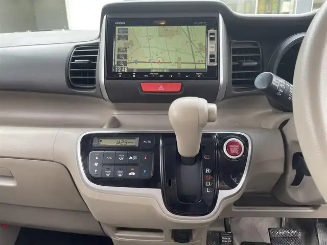 ホンダ Ｎ ＢＯＸ G Lパッケージ 福島県 2012(平24)年 5.8万km ヒダマリアイボリーパール 純正メモリーナビ/CD/DVD/SD/ワンセグTV/片側パワースライドドア/バックカメラ/プッシュスタート/ドアバイザー/フロアマット