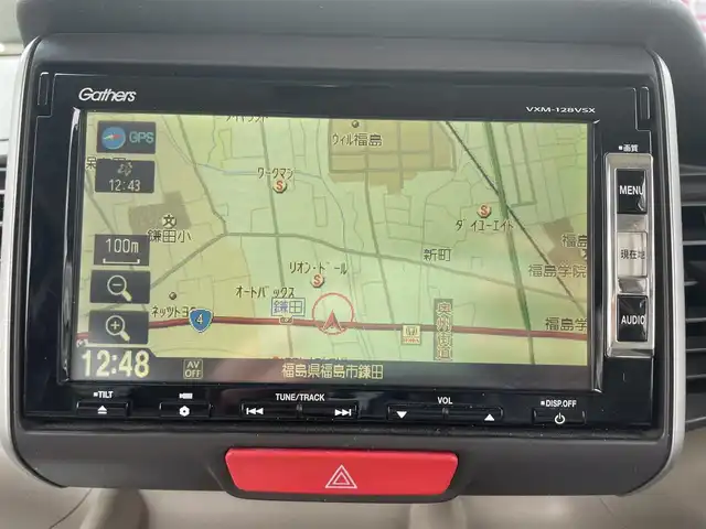 ホンダ Ｎ ＢＯＸ G Lパッケージ 福島県 2012(平24)年 5.8万km ヒダマリアイボリーパール 純正メモリーナビ/CD/DVD/SD/ワンセグTV/片側パワースライドドア/バックカメラ/プッシュスタート/ドアバイザー/フロアマット