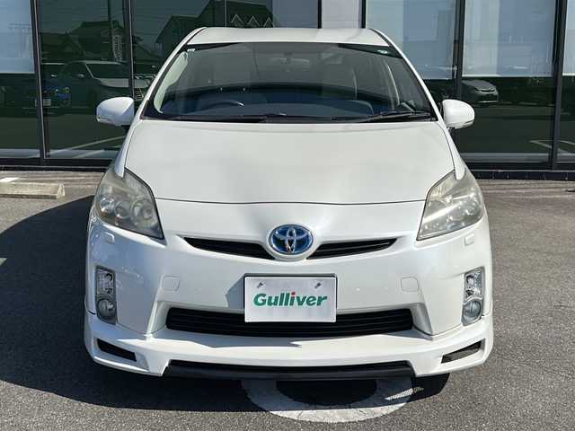 トヨタ プリウス G ツーリングセレクション 岐阜県 2009(平21)年 6.2万km パール 社外SD7インチナビ/プッシュスタート/取説/ヘッドライトウオッシャー/スマートキー/クルーズコントロール/ETC/バックモニター/フルセグ/純正フロアマット/純正アルミ/オートライト/フォグ/キセノンヘッドライト/ドアバイザー
